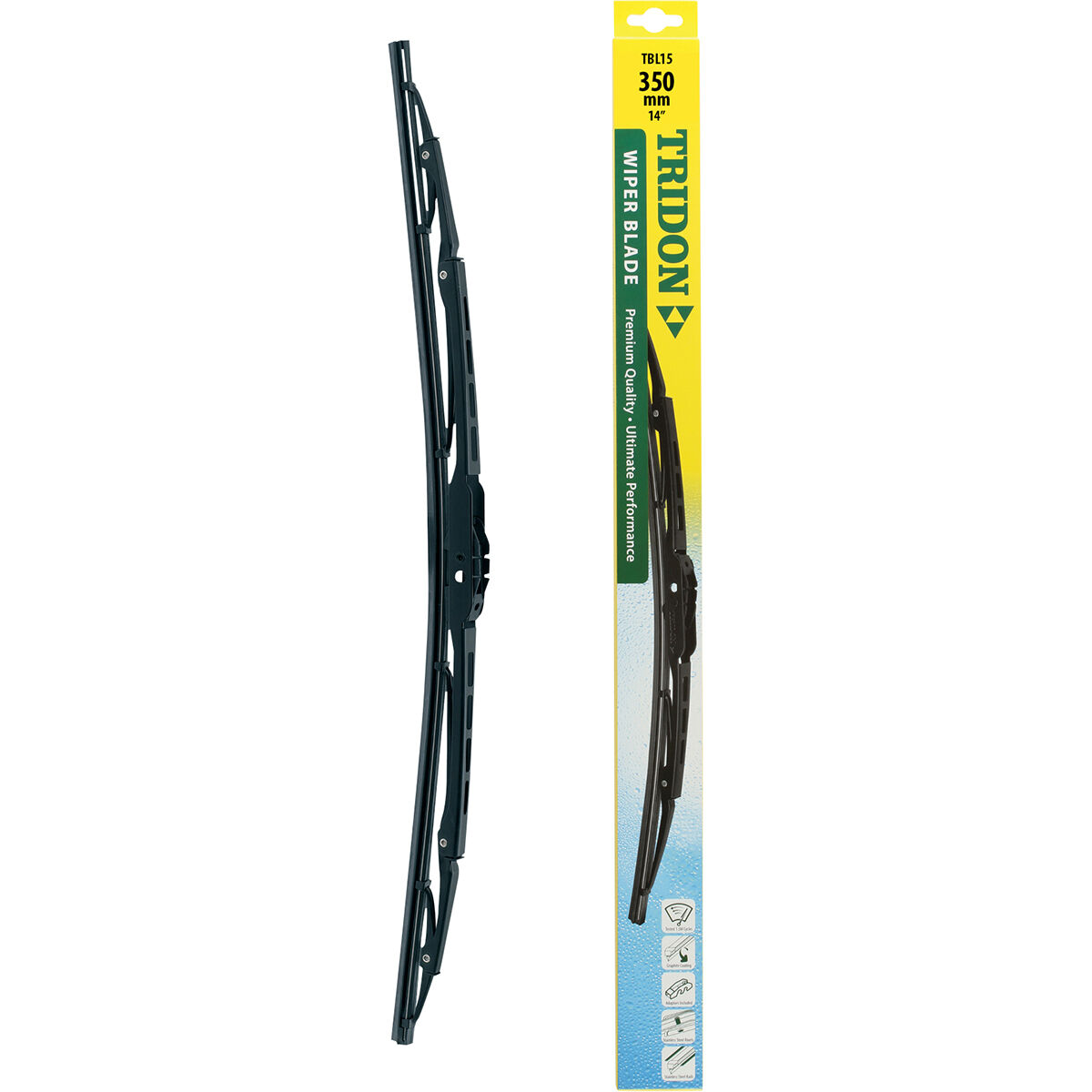 Tridon Wiper Blade 350mm (14") Single - TBL14, , scanz_hi-res