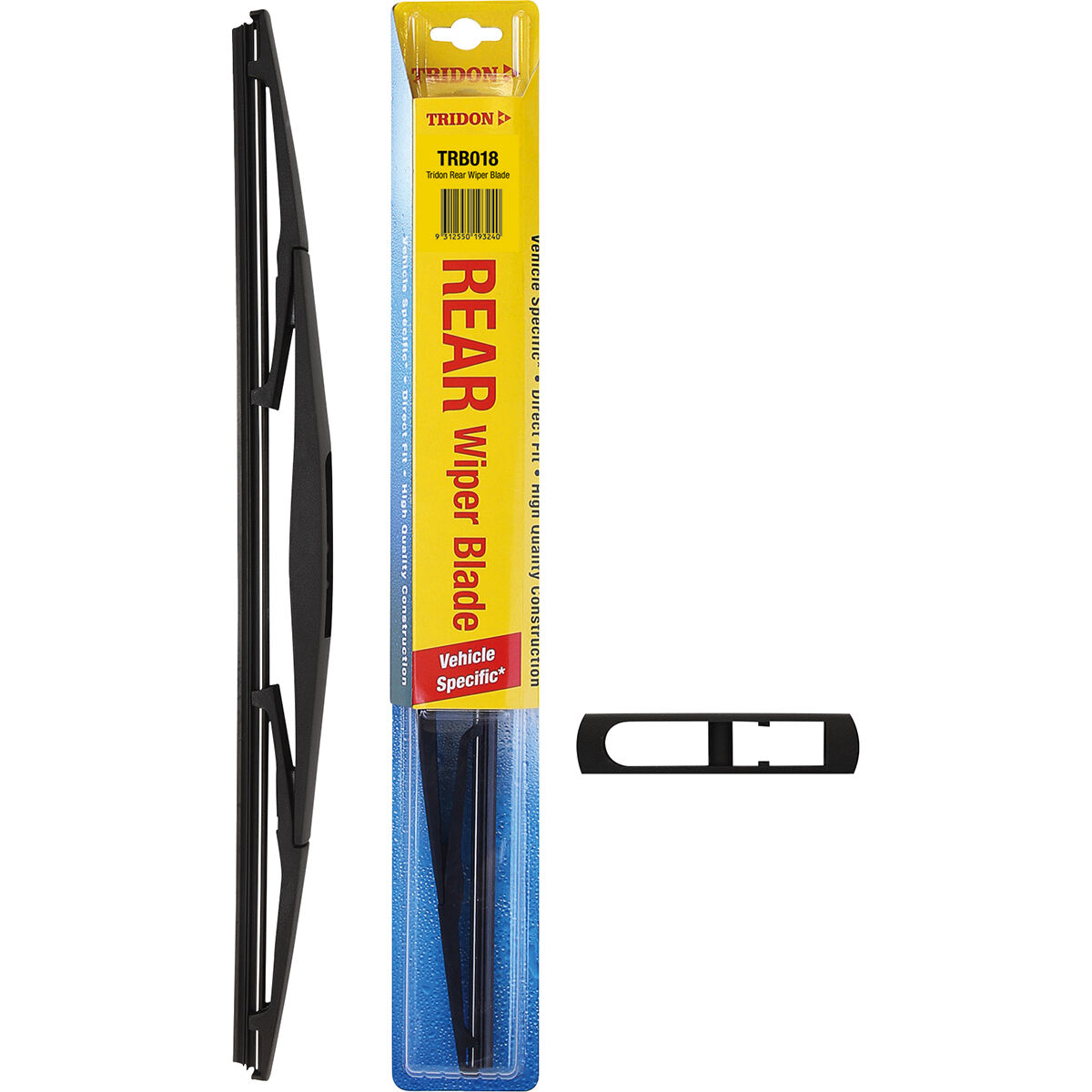 Tridon Rear Wiper Blade 450mm (18") Single - TRB018, , scanz_hi-res