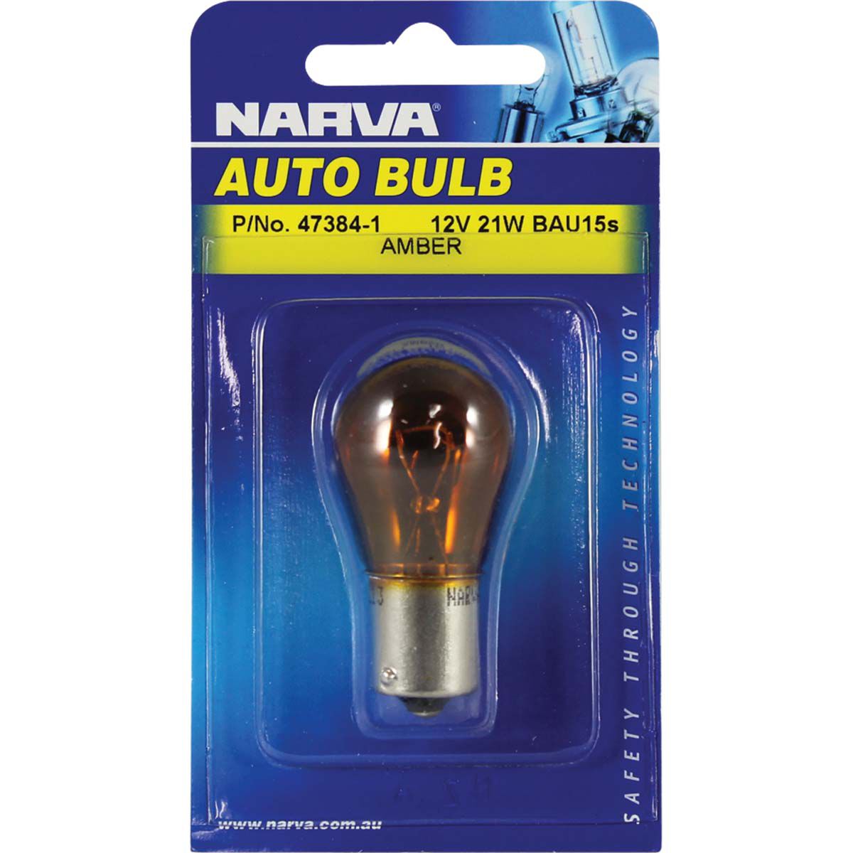 Narva Bulb - 12V, 21W, BAU15s, , scanz_hi-res