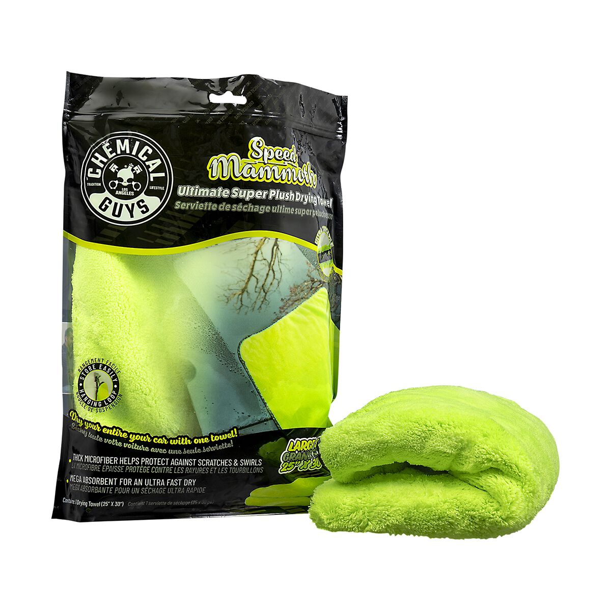 Chemical Guys Speed Mammoth Drying Towel 760 x 635mm, , scanz_hi-res
