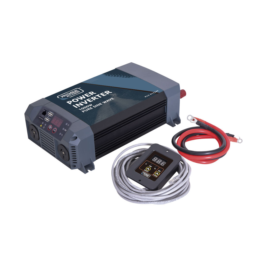 Ridge Ryder Pure Sine Wave Power Inverter 1000W, , scanz_hi-res