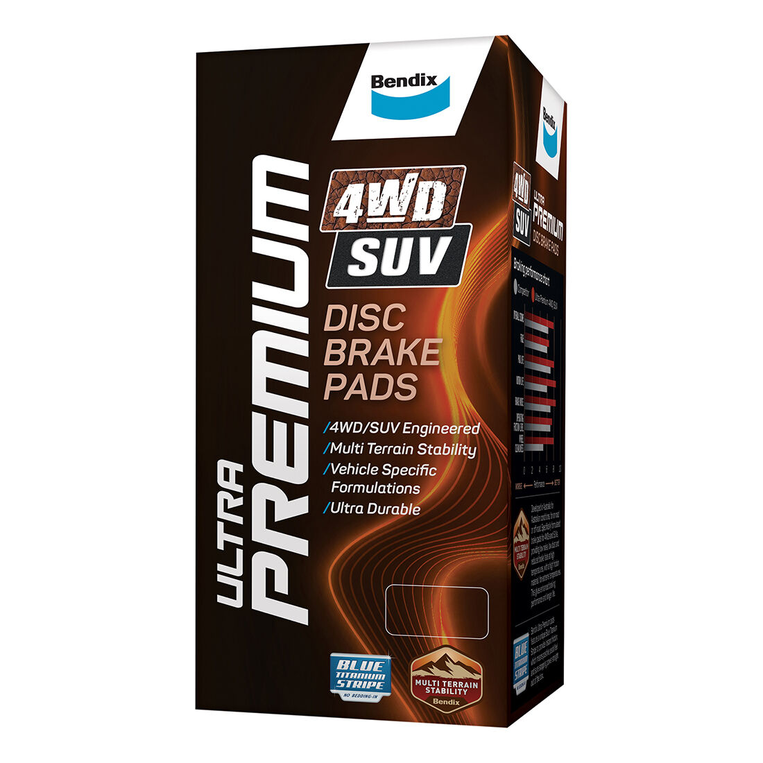 Bendix Ultra Premium 4WD Disc Pads DB1482UP4WD, , scanz_hi-res