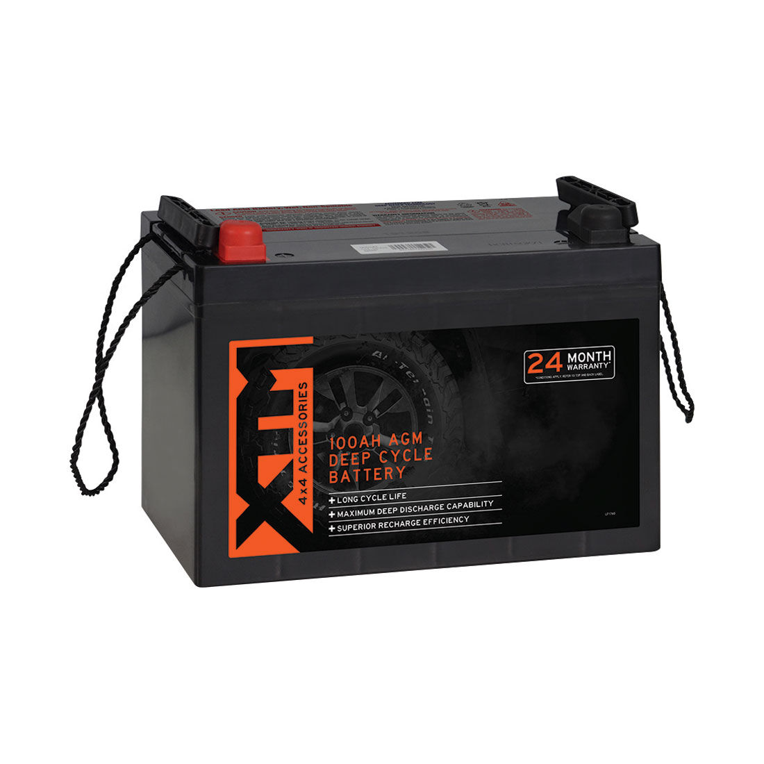 XTM Deep Cycle Battery DC12-100 AGM, , scanz_hi-res