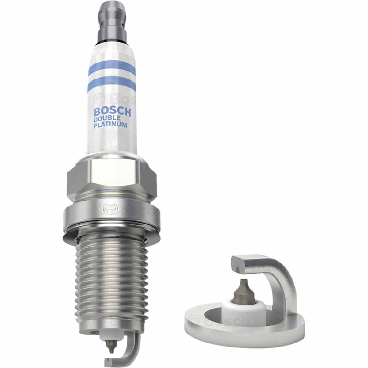 Bosch Double Platinum Spark Plug Single FR5KPP332S, , scanz_hi-res