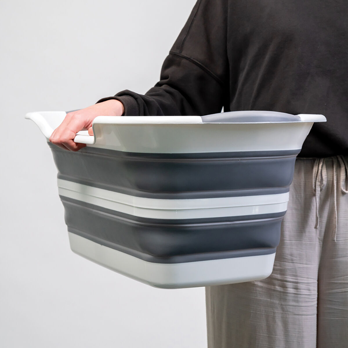 Collapse-A Tub Multipurpose 27L Grey, , scanz_hi-res