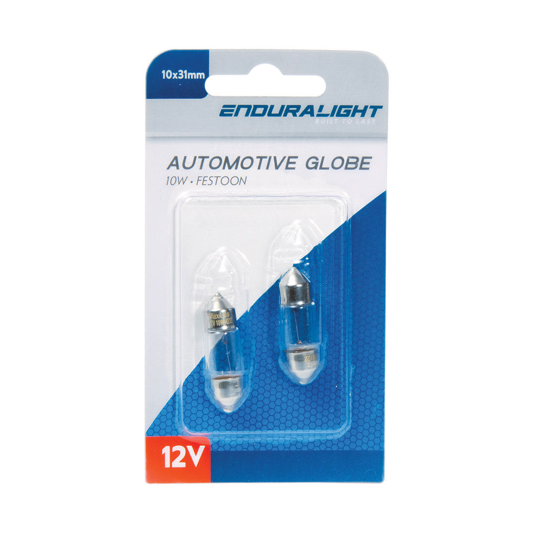 ENDURALIGHT Automotive Globes - Festoon 12V, 10W 10X31mm, , scanz_hi-res