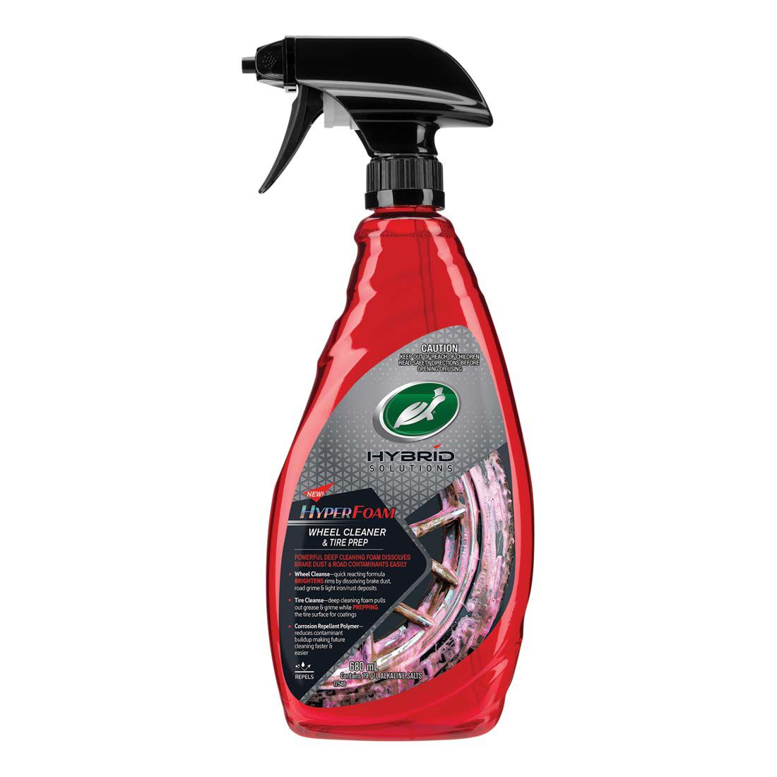 Turtle Wax Hyper Foam Wheel Cleaner & Tyre Prep 680mL, , scanz_hi-res