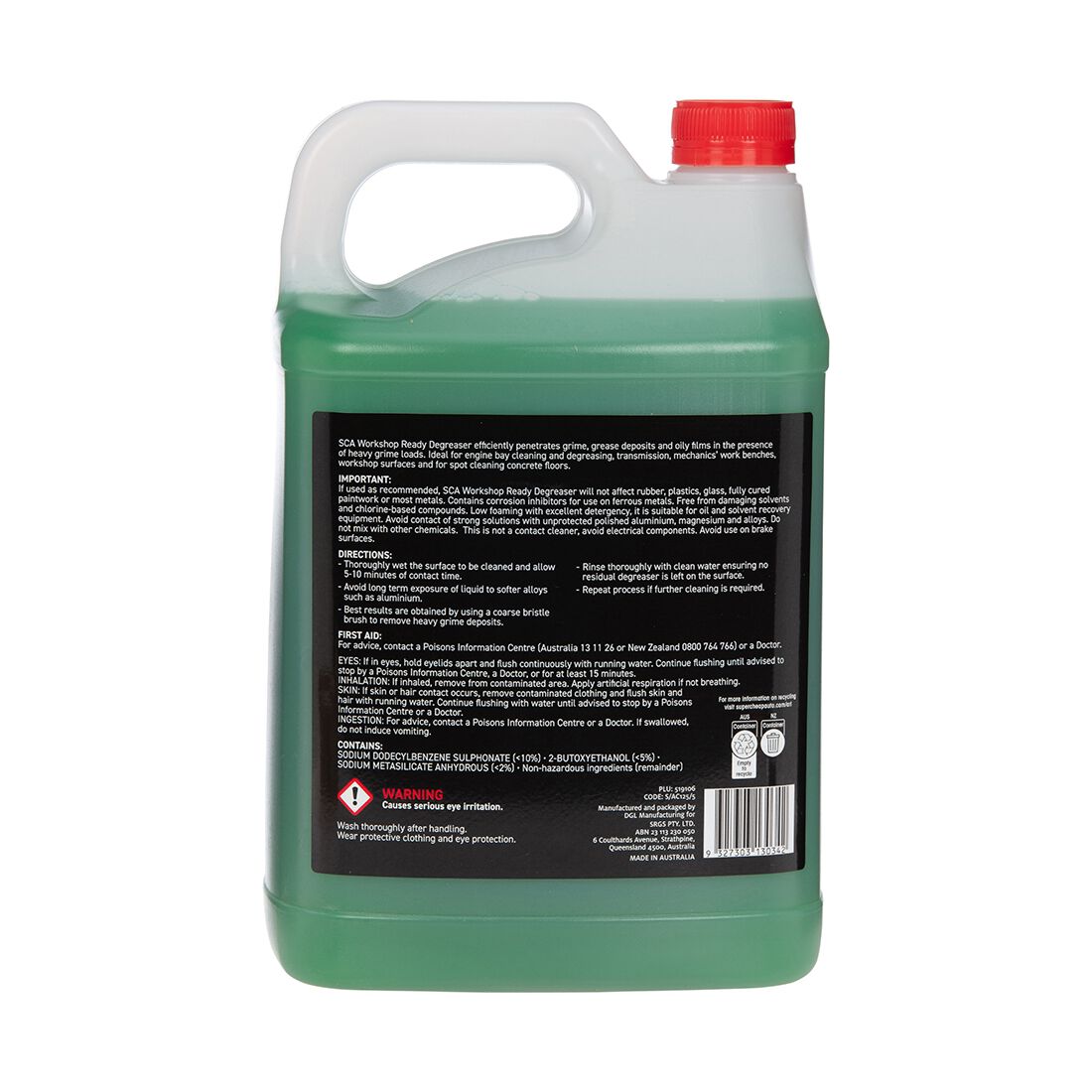 SCA Ready To Use Workshop Degreaser - 5 Litre, , scanz_hi-res