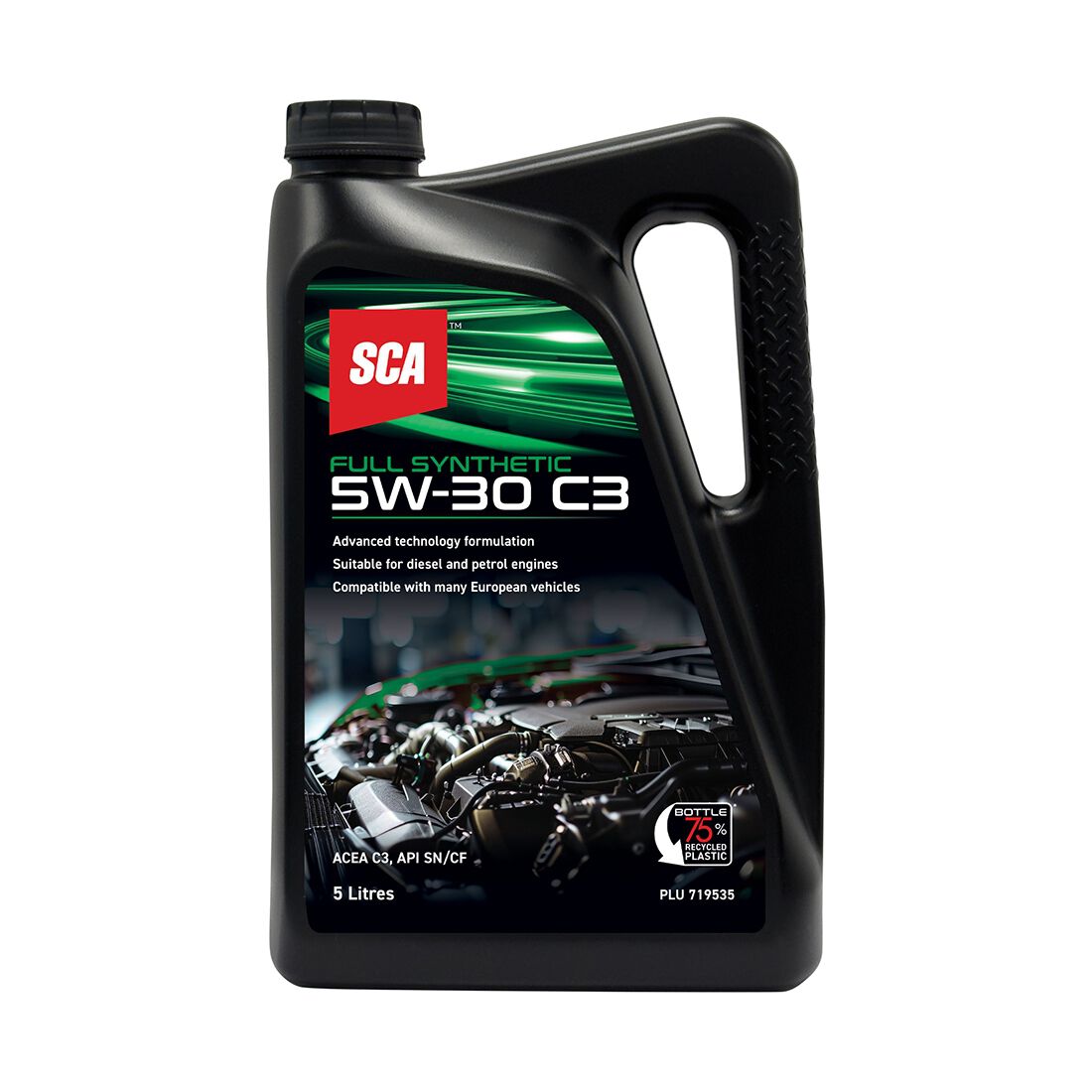 SCA Full Synthetic Engine Oil C3 5W-30 5 Litre, , scanz_hi-res