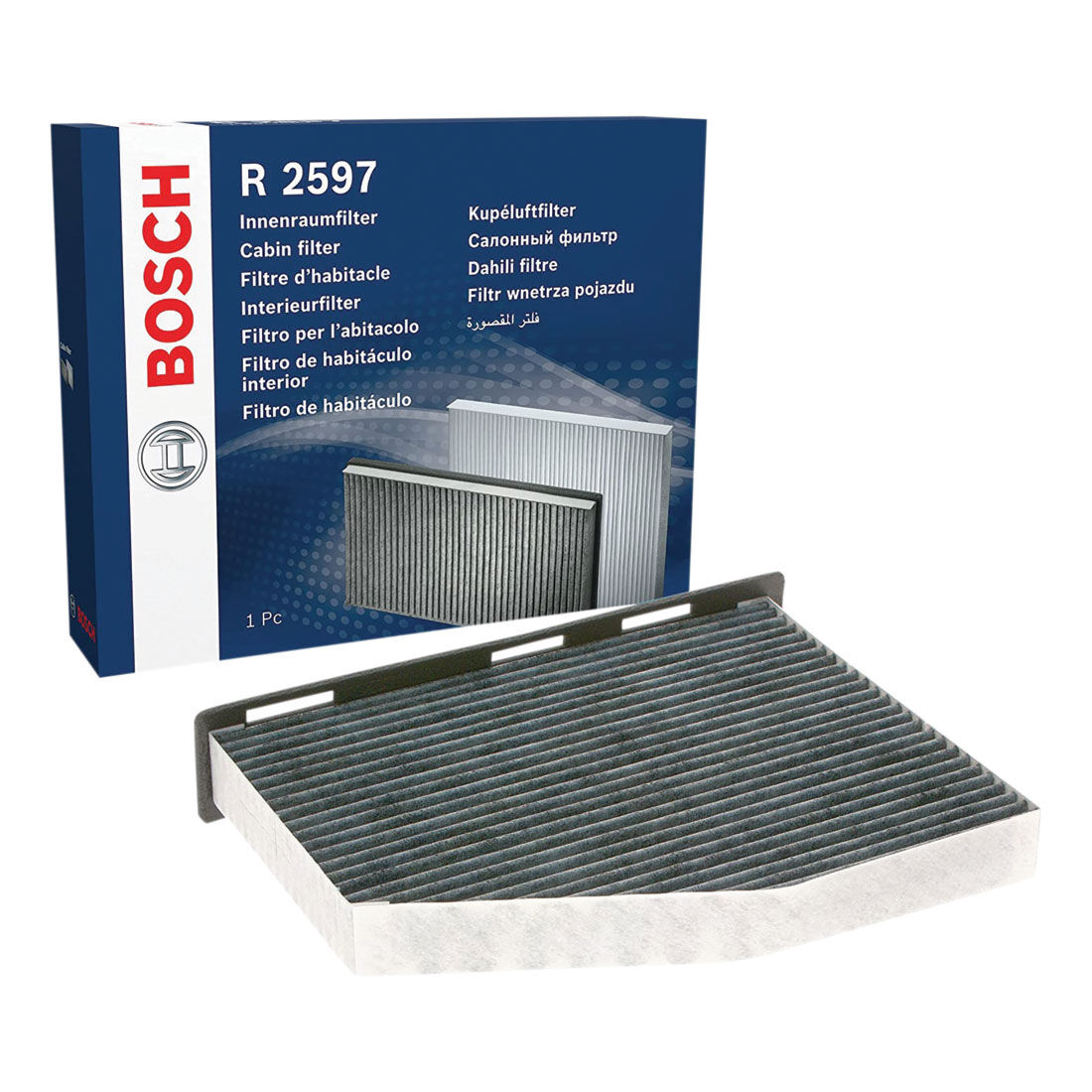 Bosch Carbon Activated Cabin Air Filter - R 2597, , scanz_hi-res