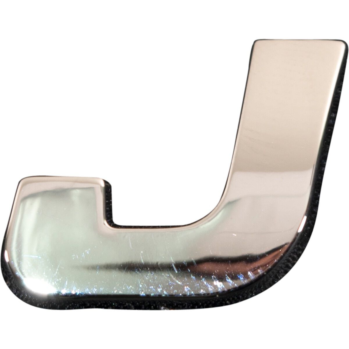 SCA 3D Chrome Badge Letter J, , scanz_hi-res