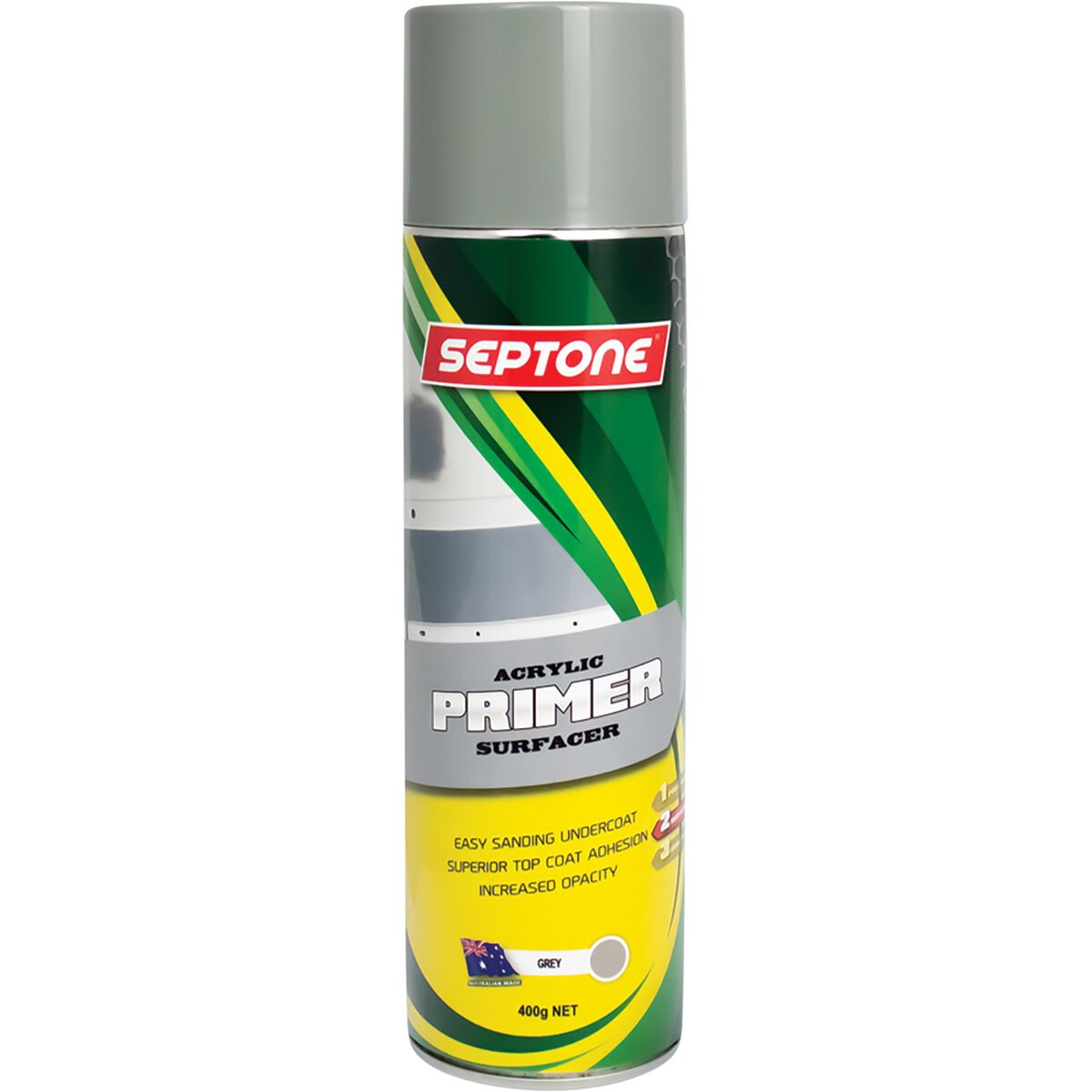 Septone&reg; Acrylic Primer Surfacer, Grey - 400g, , scanz_hi-res