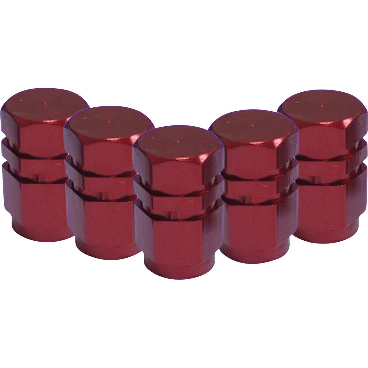 SAAS Valve Stem Caps - Red, 5 Pack, , scanz_hi-res