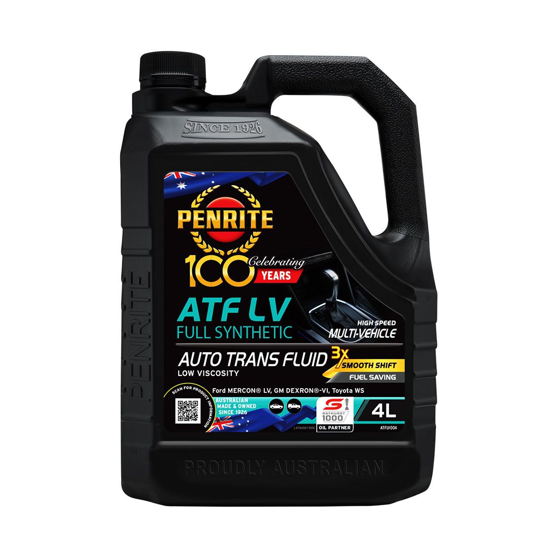 Penrite LV Automatic Transmission Fluid -  4 Litre, , scanz_hi-res