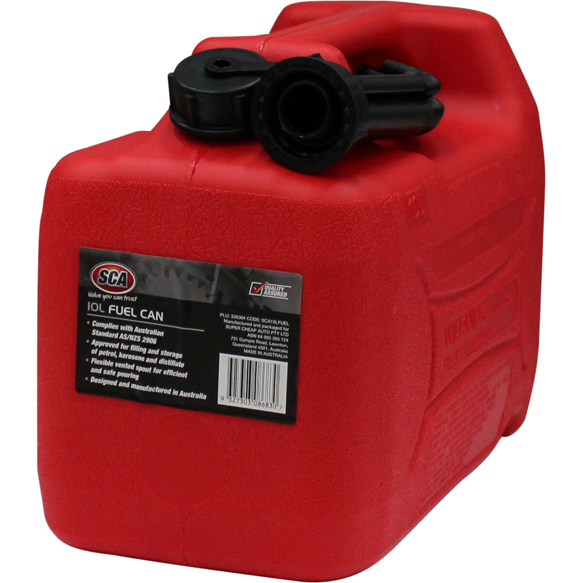 SCA Petrol Jerry Can 10 Litre, , scanz_hi-res