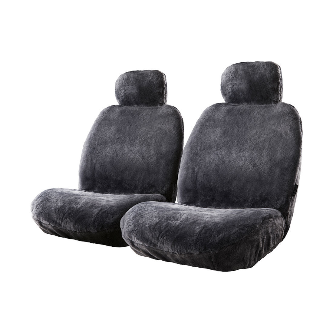 Gold CLOUDLUX Sheepskin Seat Covers - Slate Adjustable Headrests Size 30 Front Pair Airbag Compatible, , scanz_hi-res