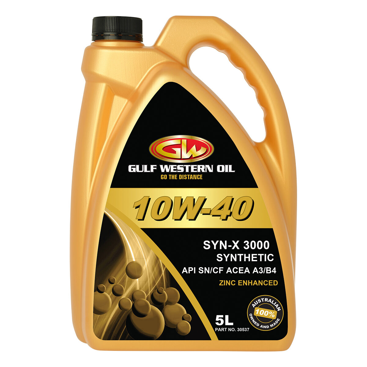 Gulf Western Syn-X 3000 Engine Oil - 10W-40 5 Litre, , scanz_hi-res