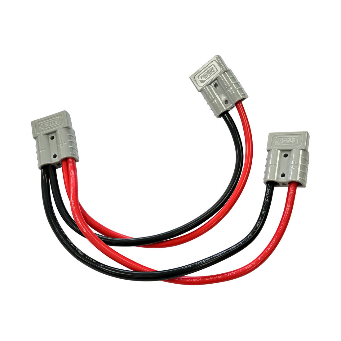Ridge Ryder 50 Amp Piggyback Lead 30cm 8 AWG, , scanz_hi-res