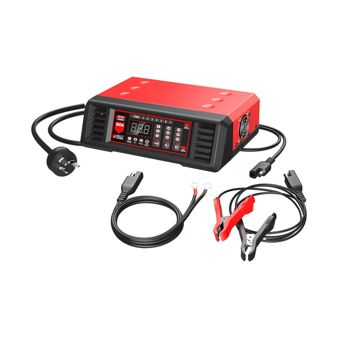 SCA 7 Stage Battery Charger 6/12V 2/5/10 Amp, , scanz_hi-res