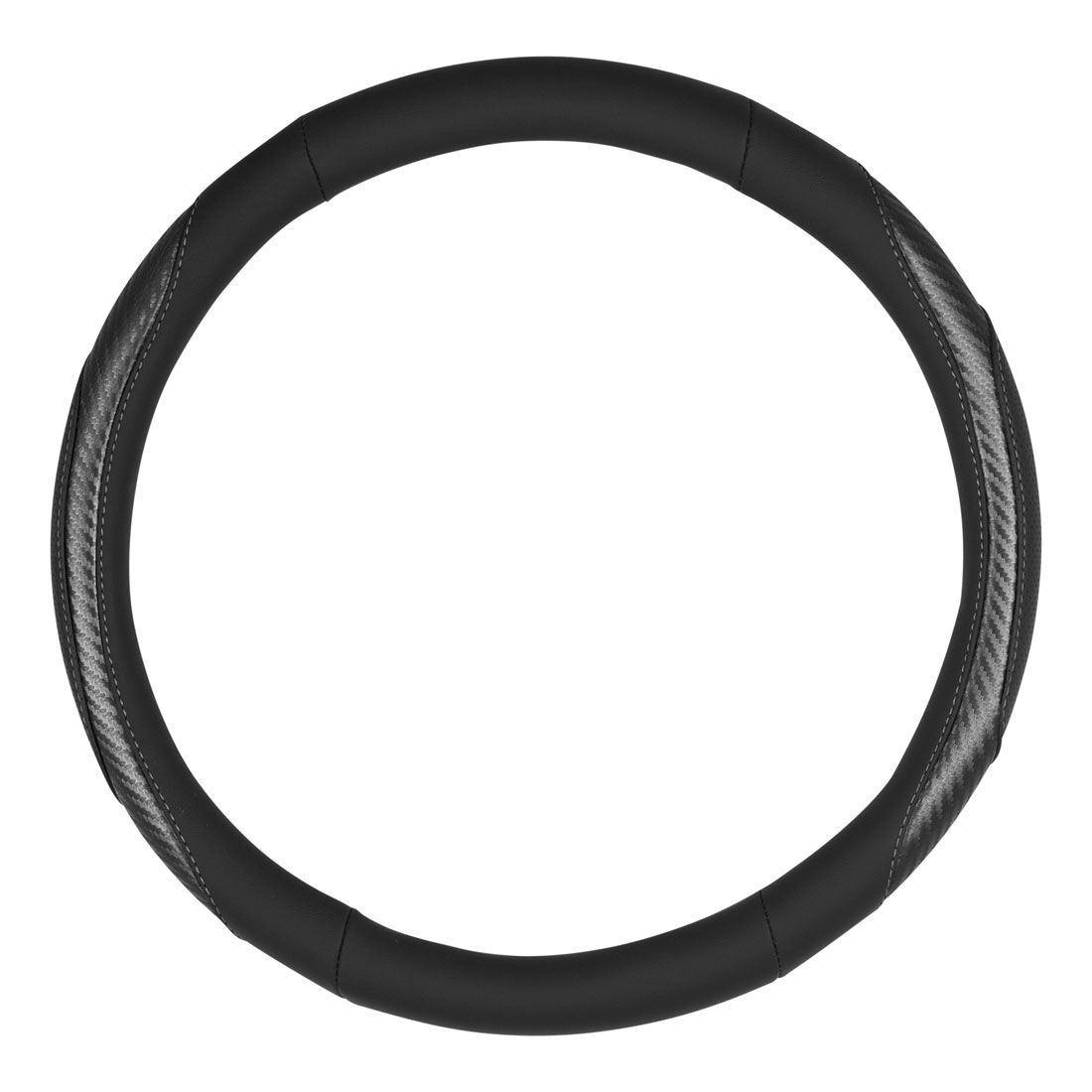 SCA Steering Wheel Cover Sports Leather Look Black, , scanz_hi-res