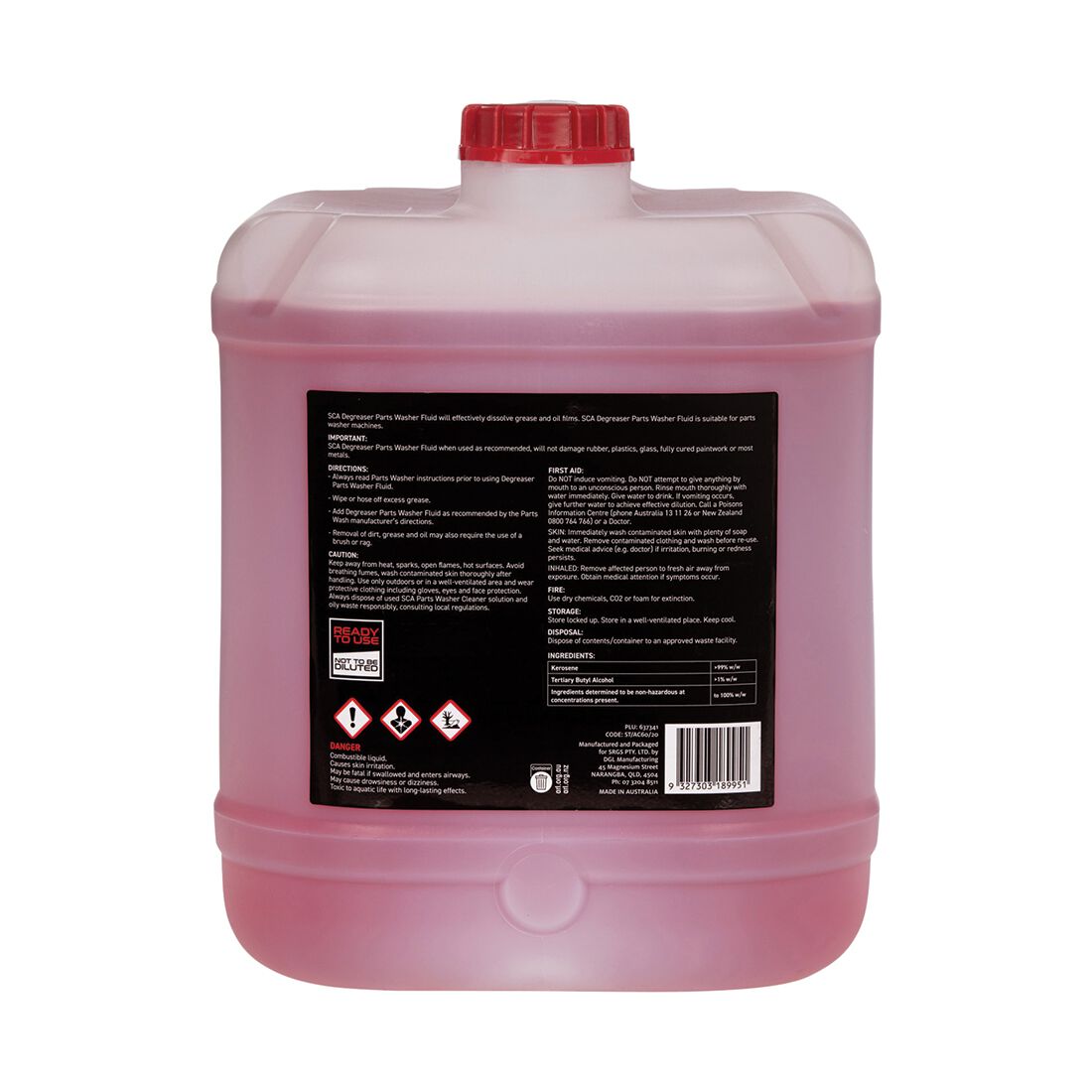 SCA Parts Wash Fluid - 20 Litre, , scanz_hi-res