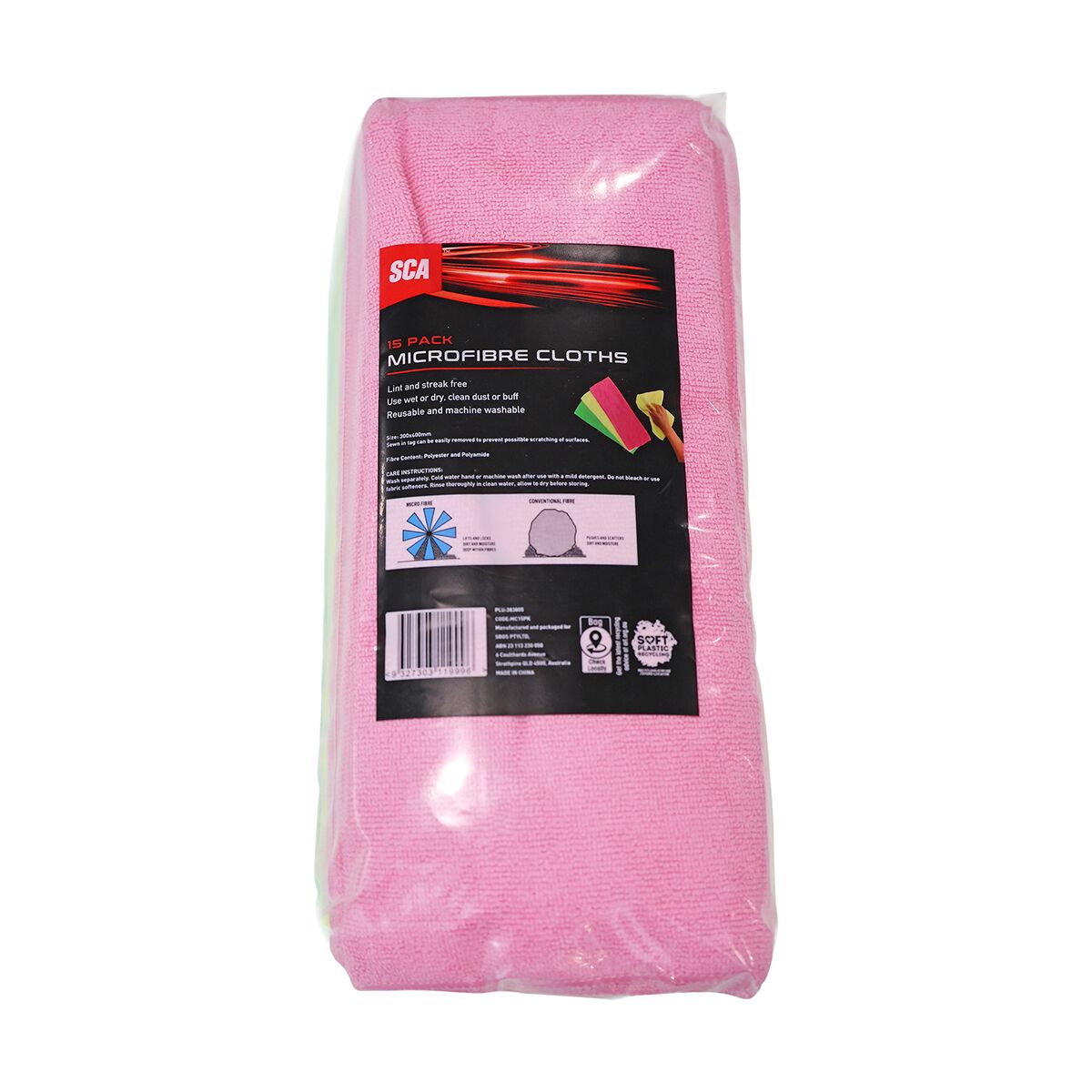 SCA Microfibre Cloths 15 Pack, , scanz_hi-res
