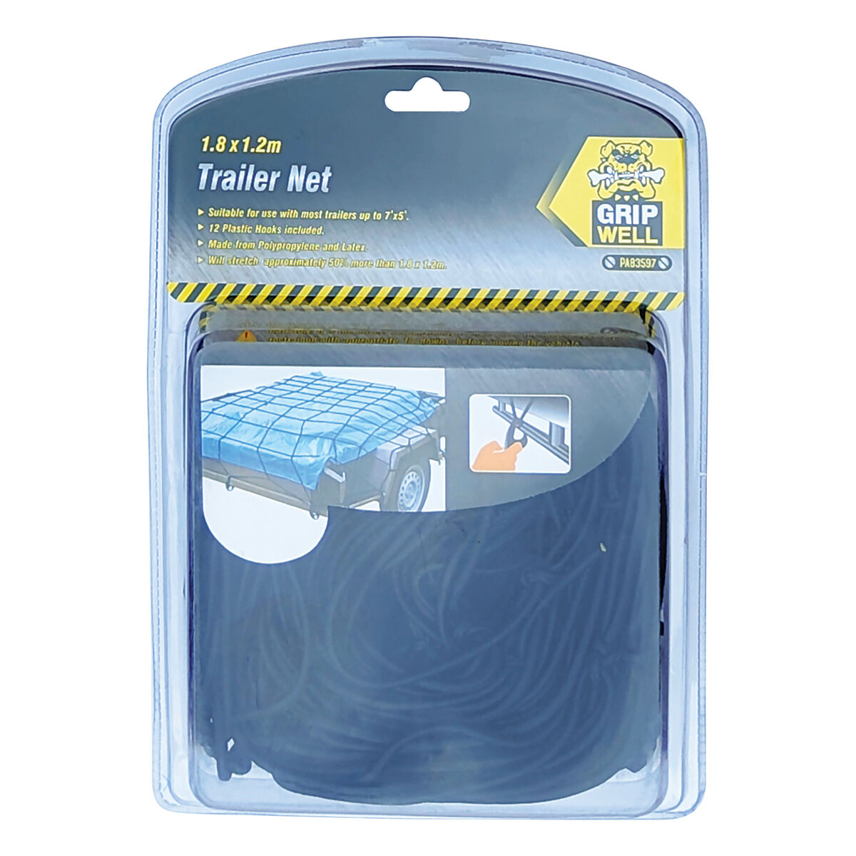 Gripwell Cargo Trailer Net Elastic 1.8m x 1.2m, , scanz_hi-res