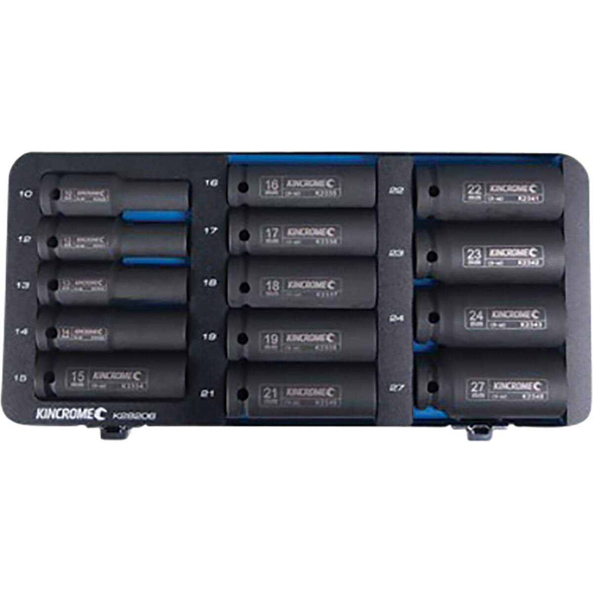Kincrome Impact Deep Socket Set Metric 1/2" Drive 14 Piece, , scanz_hi-res