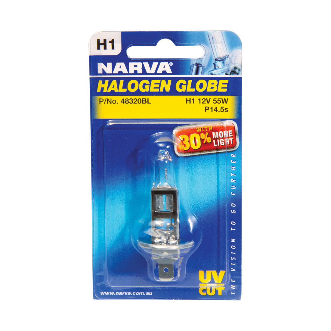 Narva Headlight Globe - H1, 12V 55W, 48320BL, , scanz_hi-res