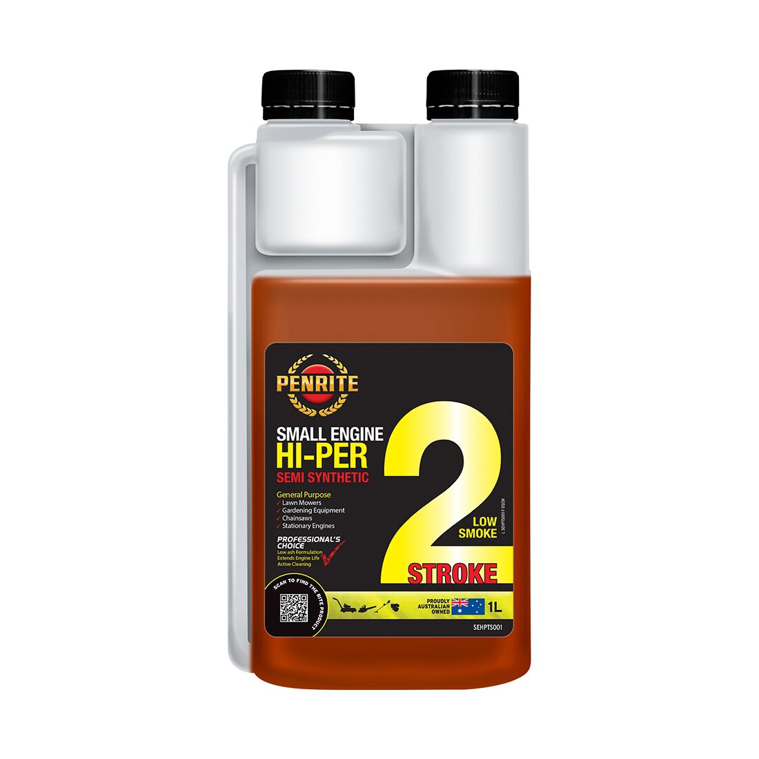 Penrite Hi-Per 2 Stroke Engine Oil - 1 Litre, , scanz_hi-res