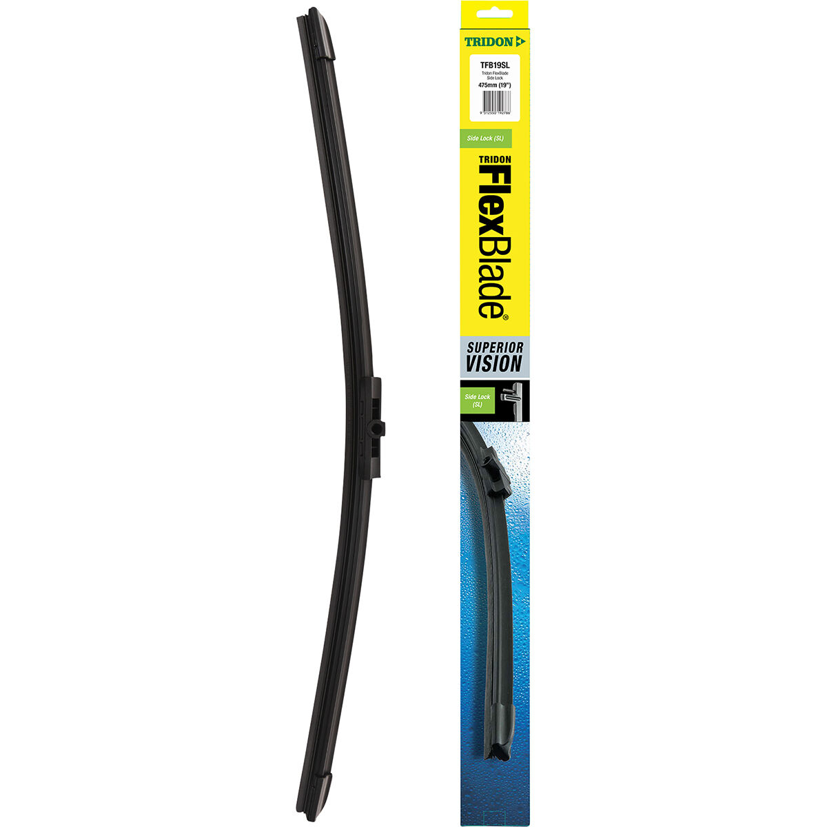Tridon FlexBlade Wiper 475mm (19") Single - TFB19SL, , scanz_hi-res