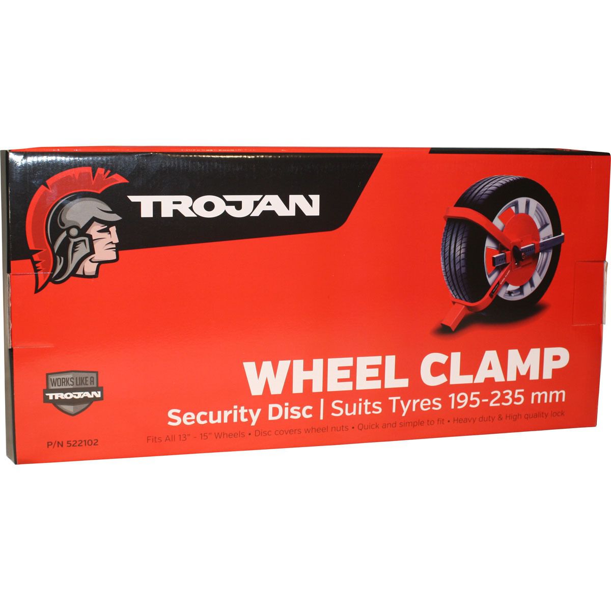 Trailer Wheel Clamp Defender Suits 195-235mm Tyres, , scanz_hi-res