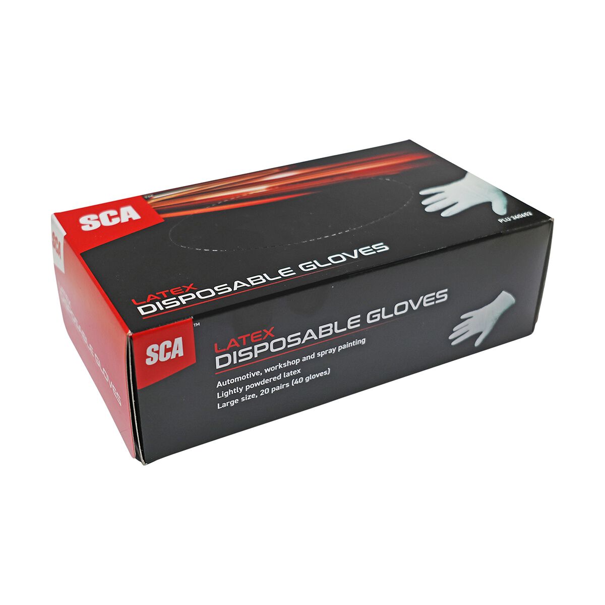 SCA Work Gloves Latex Large 40 Pack, , scanz_hi-res