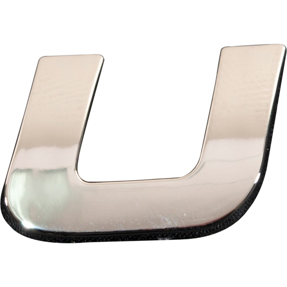 SCA 3D Chrome Badge Letter U, , scanz_hi-res