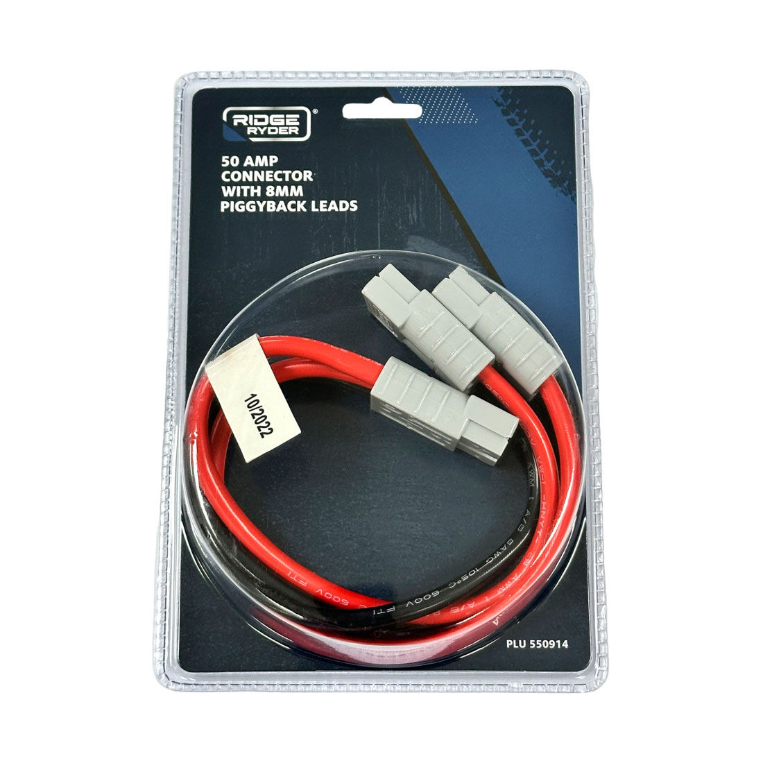 Ridge Ryder 50 Amp Piggyback Lead 30cm 8 AWG, , scanz_hi-res