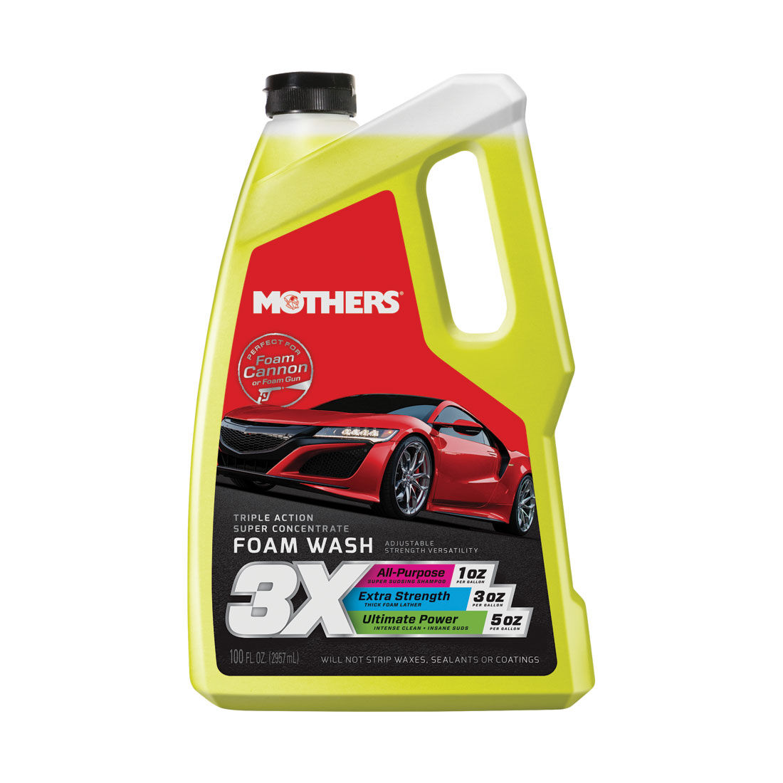 Mothers Triple Action Foam Wash 2.95 Litre, , scanz_hi-res
