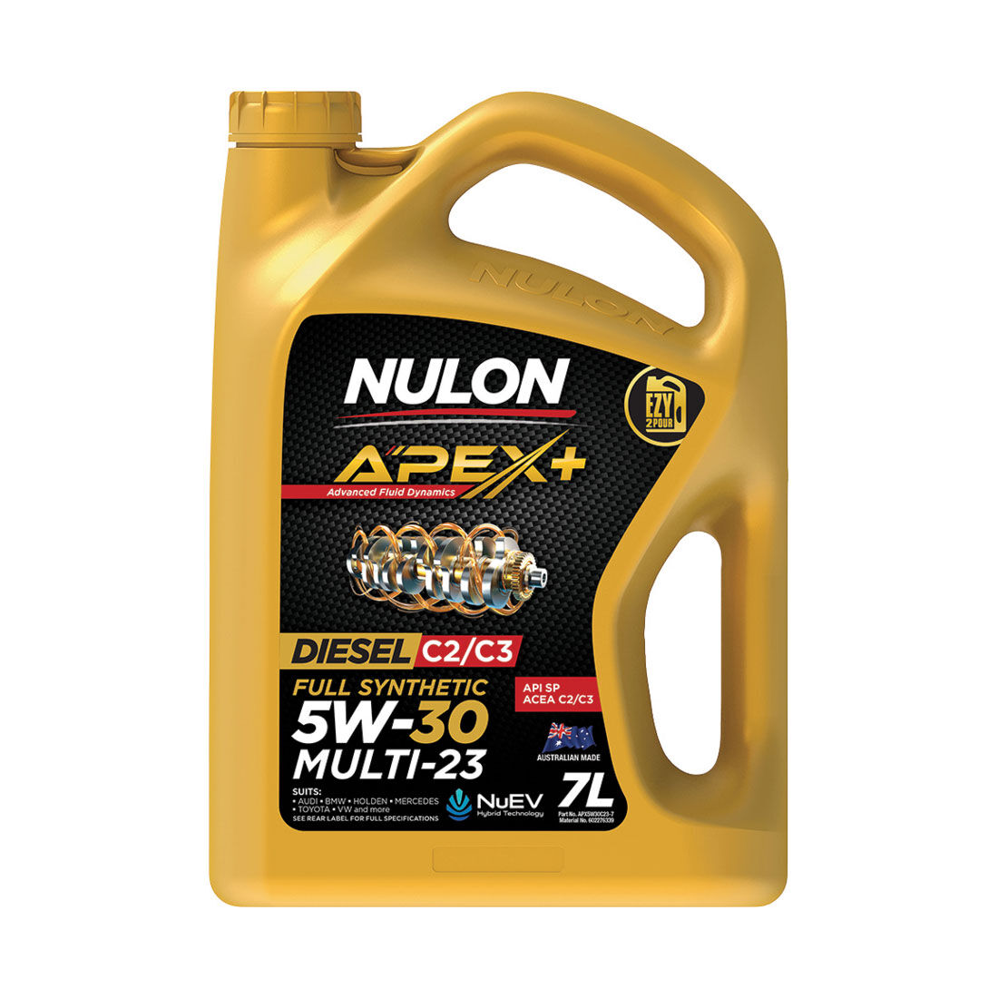 Nulon Apex+ 5W-30 Multi-23 Engine Oil 7 Litre, , scanz_hi-res