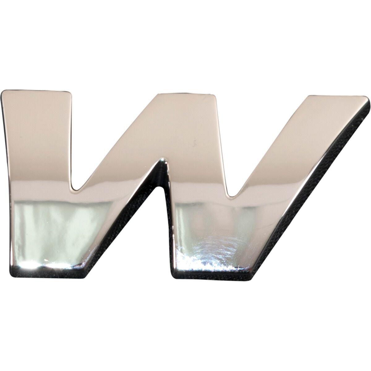 SCA 3D Chrome Badge Letter W, , scanz_hi-res