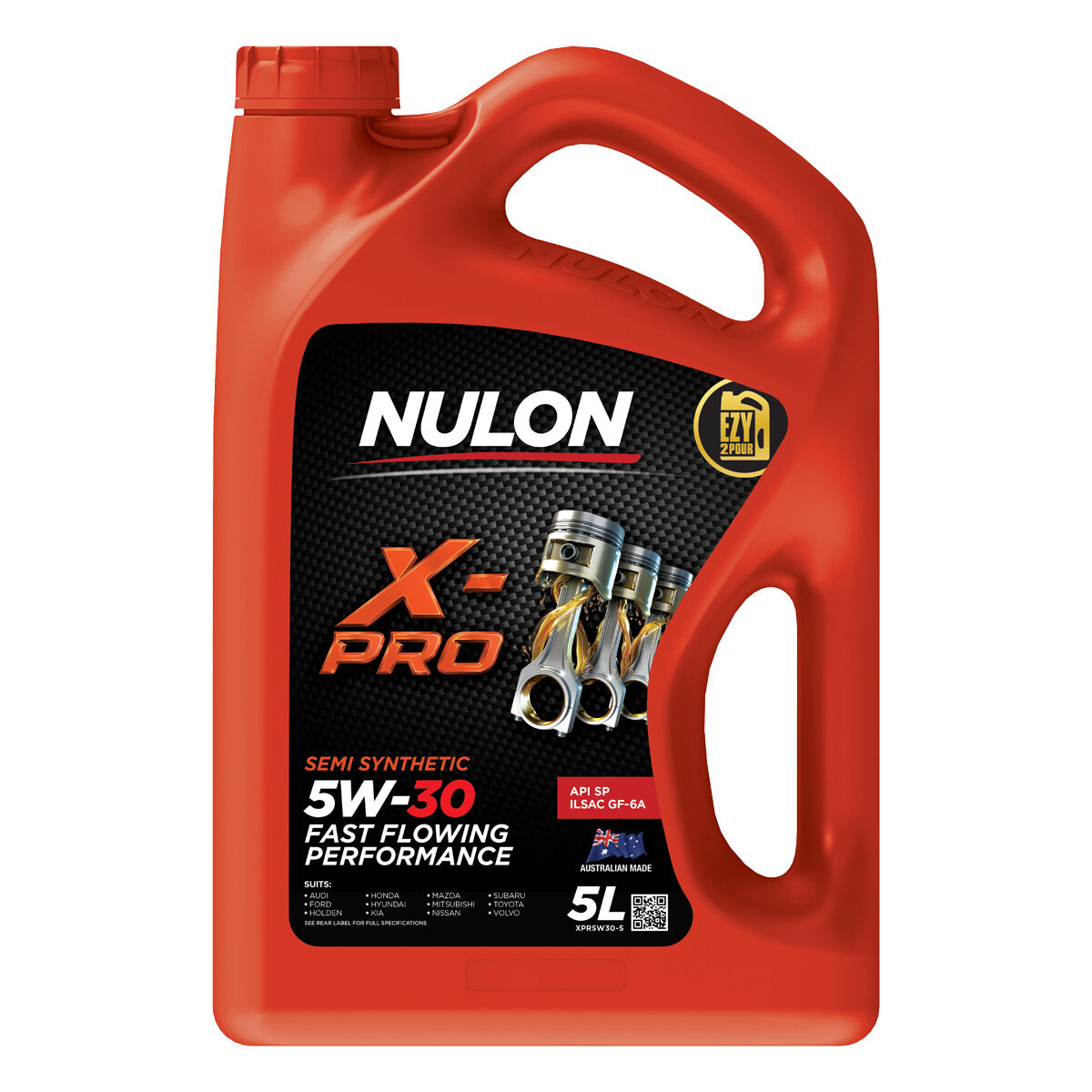 Nulon X-PRO 5W-30 Fast Flowing Performance Engine Oil - 5W-30 5 Litre, , scanz_hi-res