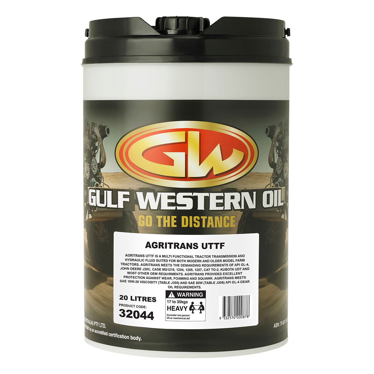 Gulf Western Agritrans UTTF 10W-30 20 Litre, , scanz_hi-res