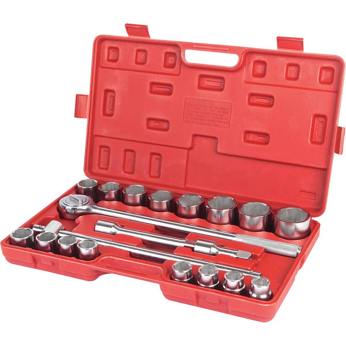 SCA Socket Set 3/4" Drive Metric 20 Piece, , scanz_hi-res