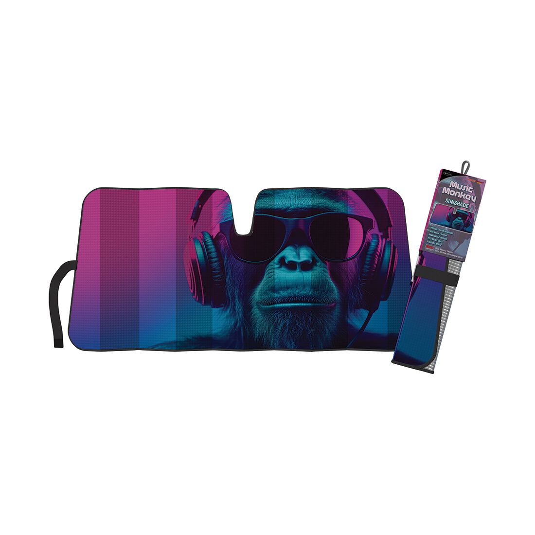 Music Monkey Sunshade Accordion Front, , scanz_hi-res