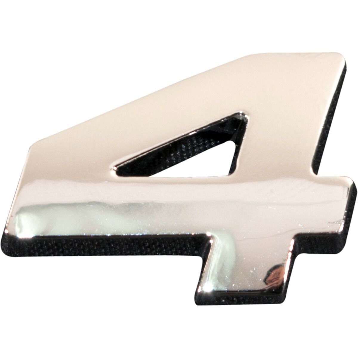 SCA 3D Chrome Badge Number 4, , scanz_hi-res