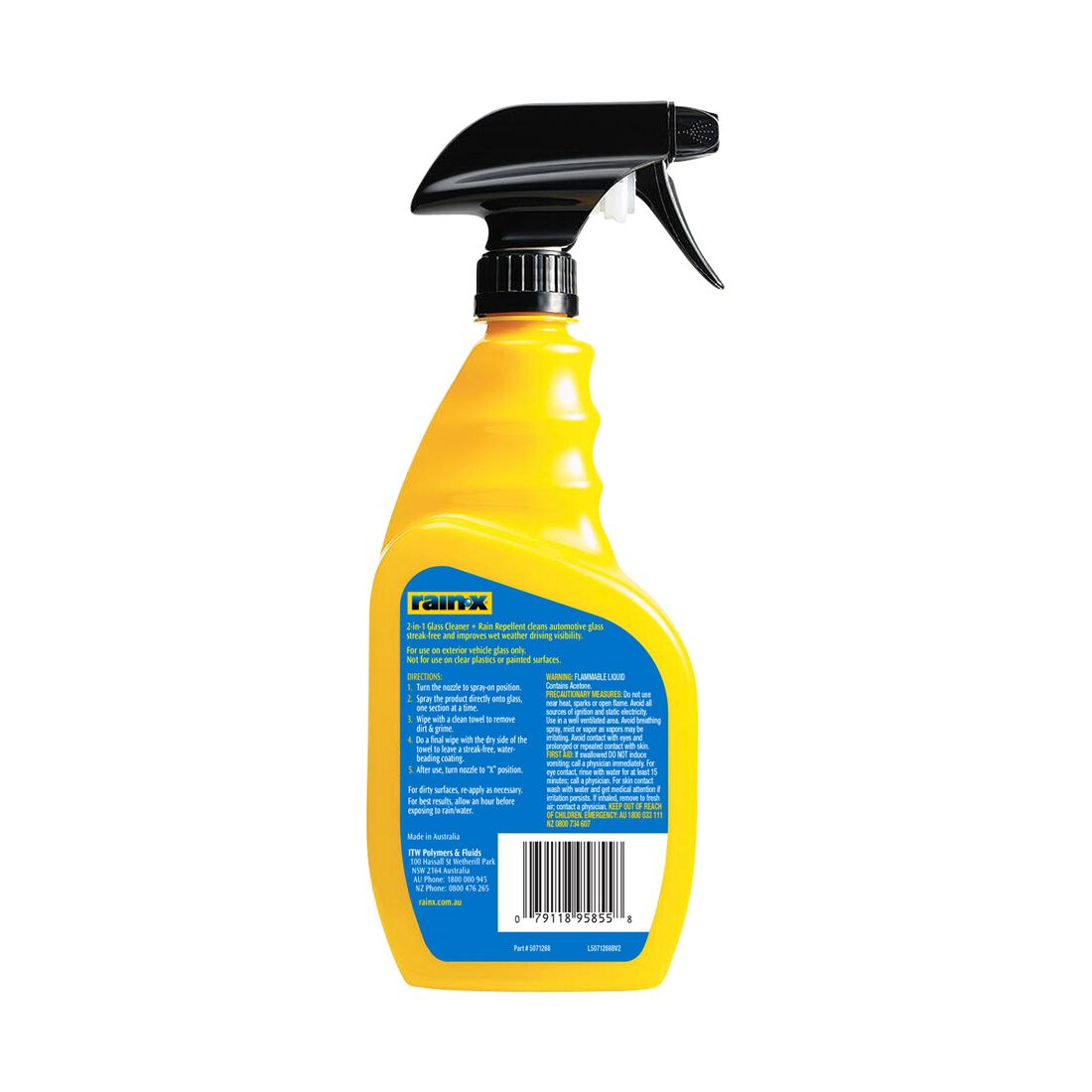 Rain-X 2-in-1 Glass Cleaner 680ml, , scanz_hi-res