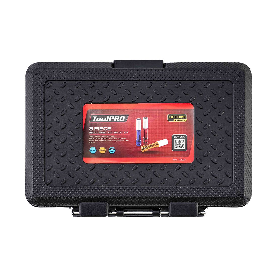 ToolPRO Impact Extra-Long Wheel Nut Socket Set 1/2" Drive Metric 3 Piece, , scanz_hi-res