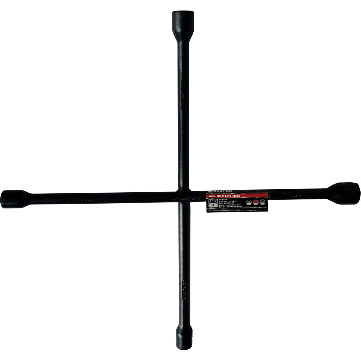 ToolPRO Wheel Brace Extra Leverage Metric & SAE Black, , scanz_hi-res