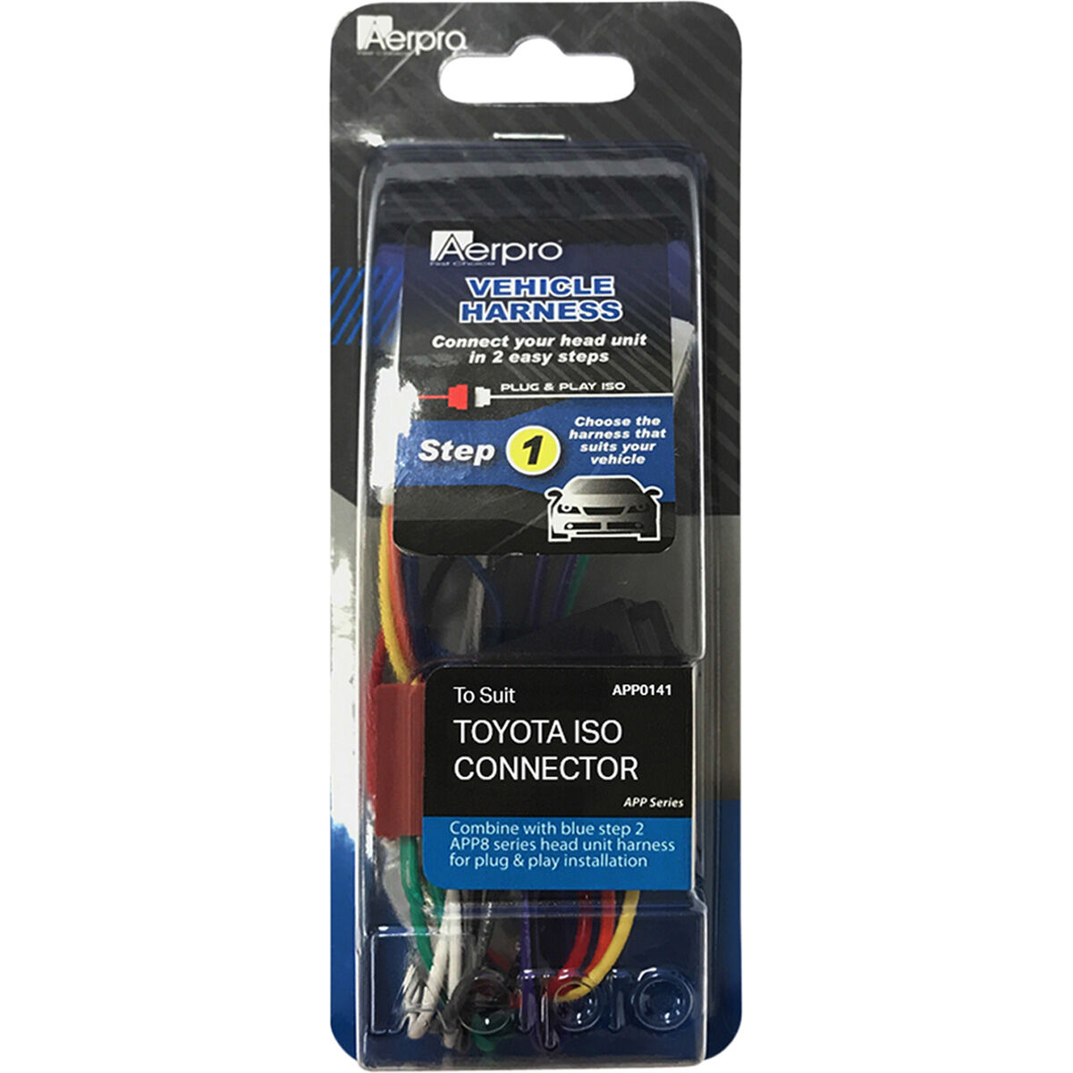 Aerpro APP0141 Vehicle Specific Wiring Harness to suit various Toyota Models, , scanz_hi-res