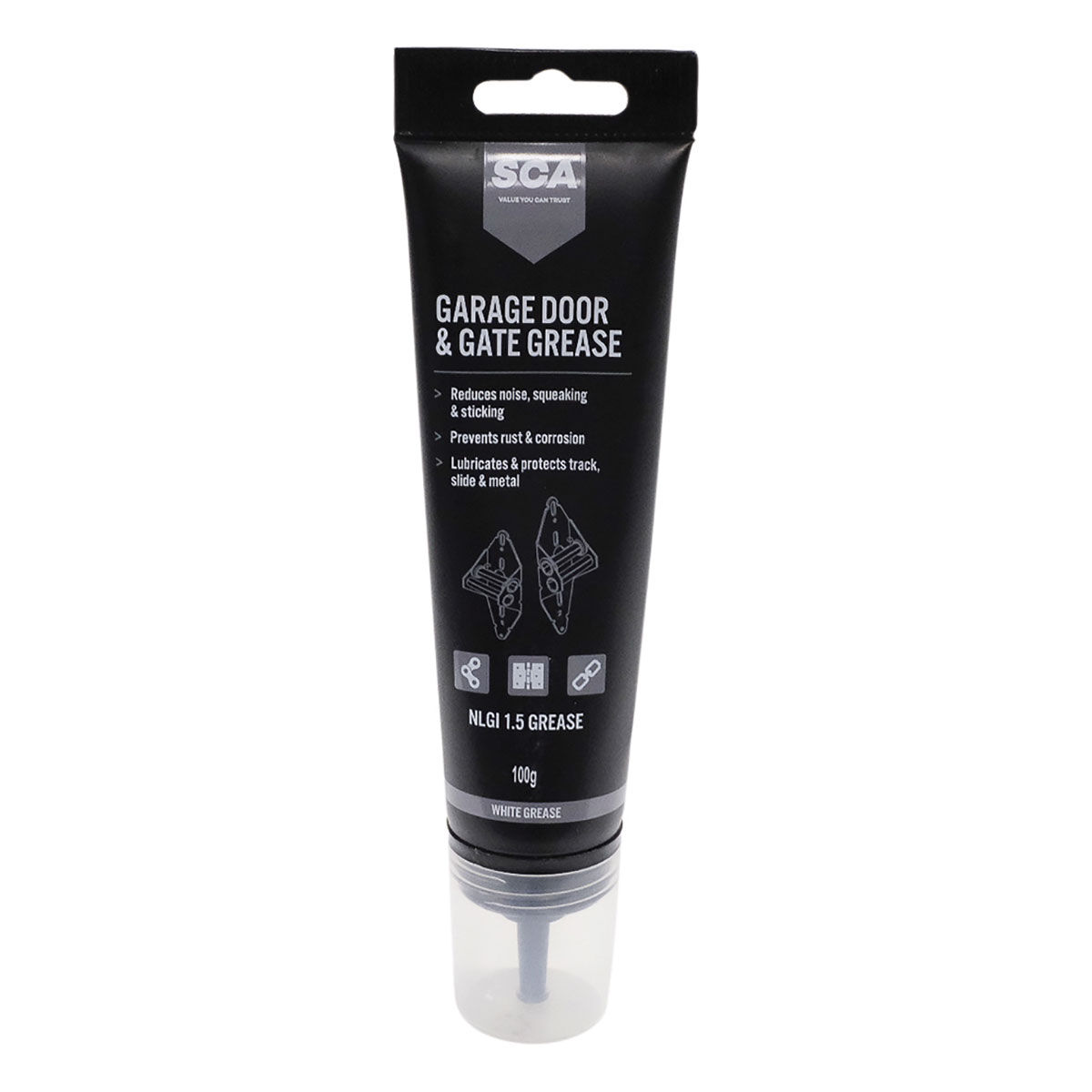 SCA Garage Door Grease Tube with Nozzle 100G, , scanz_hi-res