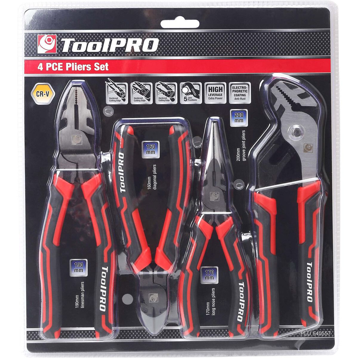 ToolPRO Plier Set 4 Piece, , scanz_hi-res