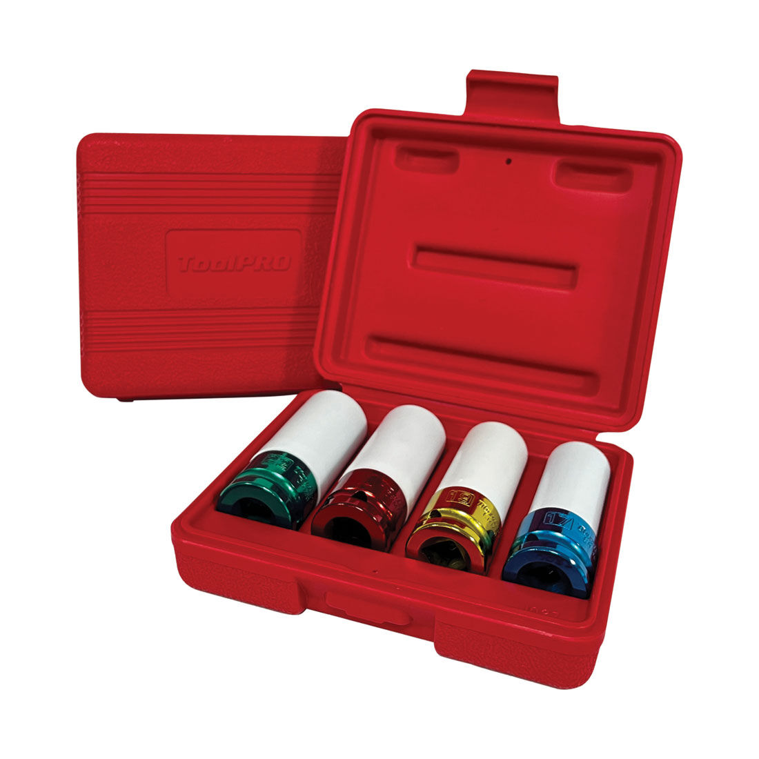 ToolPRO Impact Wheel Nut Socket Set 1/2" Drive Metric 4 Piece, , scanz_hi-res